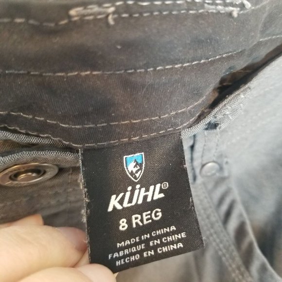 Kuhl Womens 8R Gray Straight Leg Mid Rise Outdoor - Picture 5 of 8